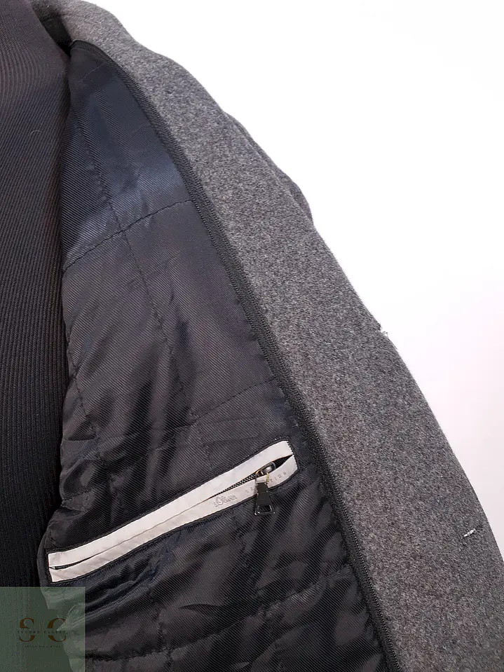 Chaqueta Abrigo S. Oliver Selección Gris Lana Talla XL 8