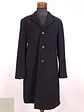 Abrigo Largo Negro Perry Ellis Lana y Cashmere Talla L - Miniatura 1