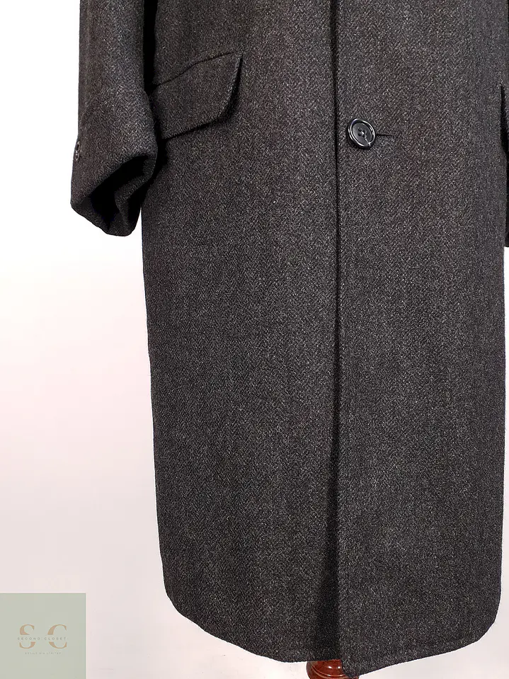 Abrigo Largo Plomo Imported Exclusive Fabric Redwood and Ross Talla S 6