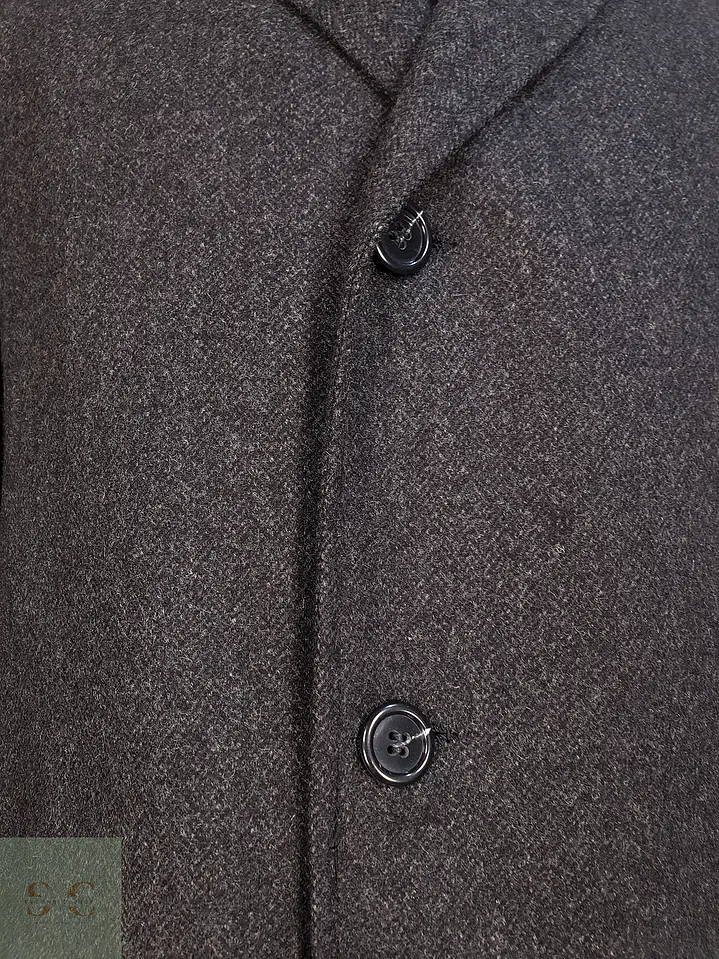 Abrigo Largo Plomo Imported Exclusive Fabric Redwood and Ross Talla S 7