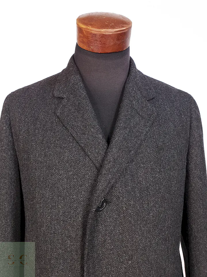Abrigo Largo Plomo Imported Exclusive Fabric Redwood and Ross Talla S 2