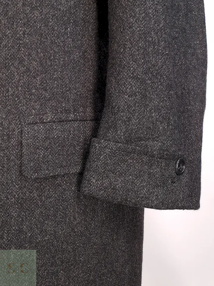Abrigo Largo Plomo Imported Exclusive Fabric Redwood and Ross Talla S 8
