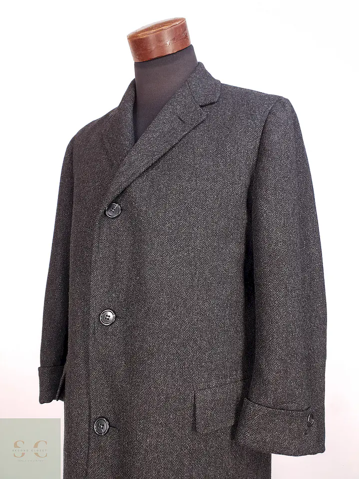 Abrigo Largo Plomo Imported Exclusive Fabric Redwood and Ross Talla S 3