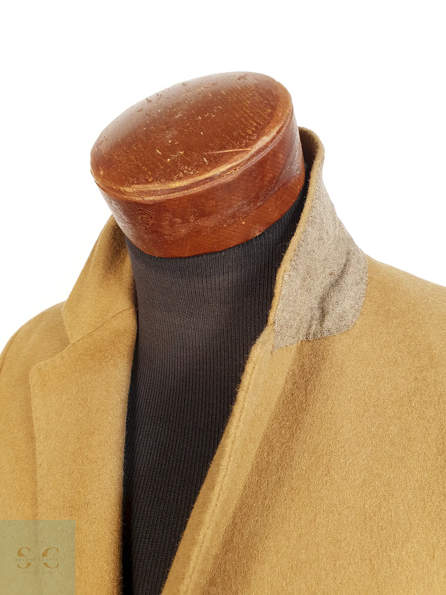 Abrigo Largo Japonés Camel Uniqlo Lana y Cashmere Talla SM 5