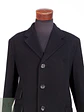 Abrigo Negro Italiano Lana Talla XL - Miniatura 2