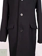 Abrigo Negro Estructure Lana Talla L - Miniatura 7