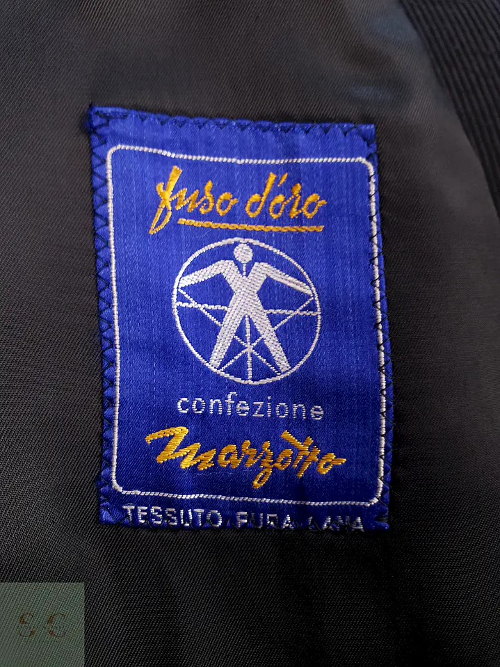 Abrigo Vintage Monti 100% Lana Virgen Grafito Talla LXL 17