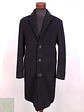 Abrigo Negro Mens Collection Lana Talla LXL - Miniatura 1