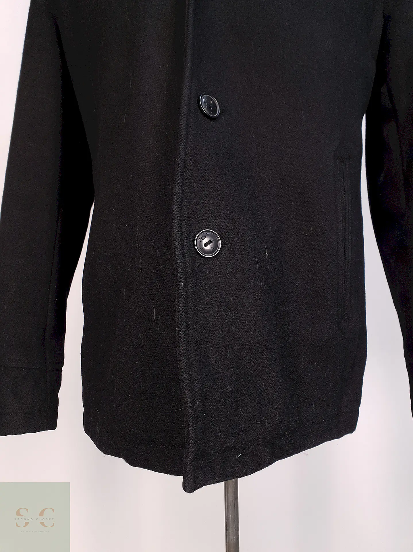 Abrigo Negro Jack & Jones Talla L 5