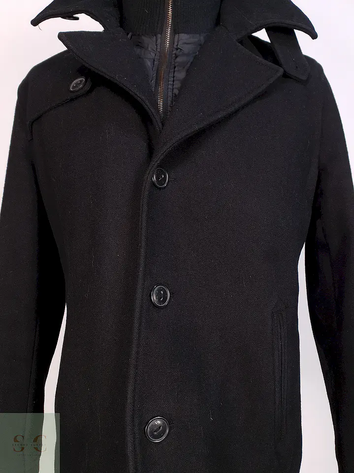 Abrigo Negro Jack & Jones Talla L 4