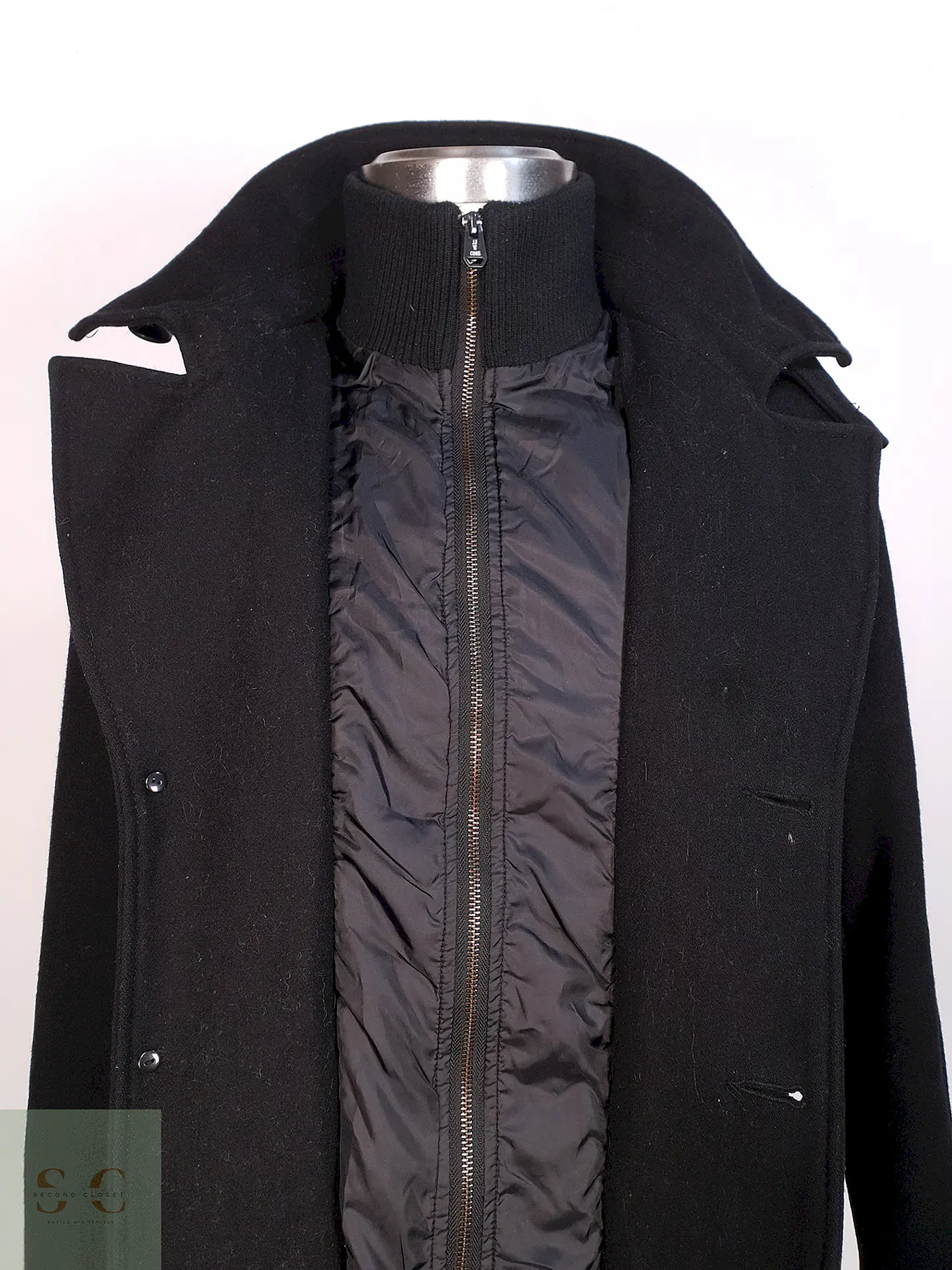 Abrigo Negro Jack & Jones Talla L 8