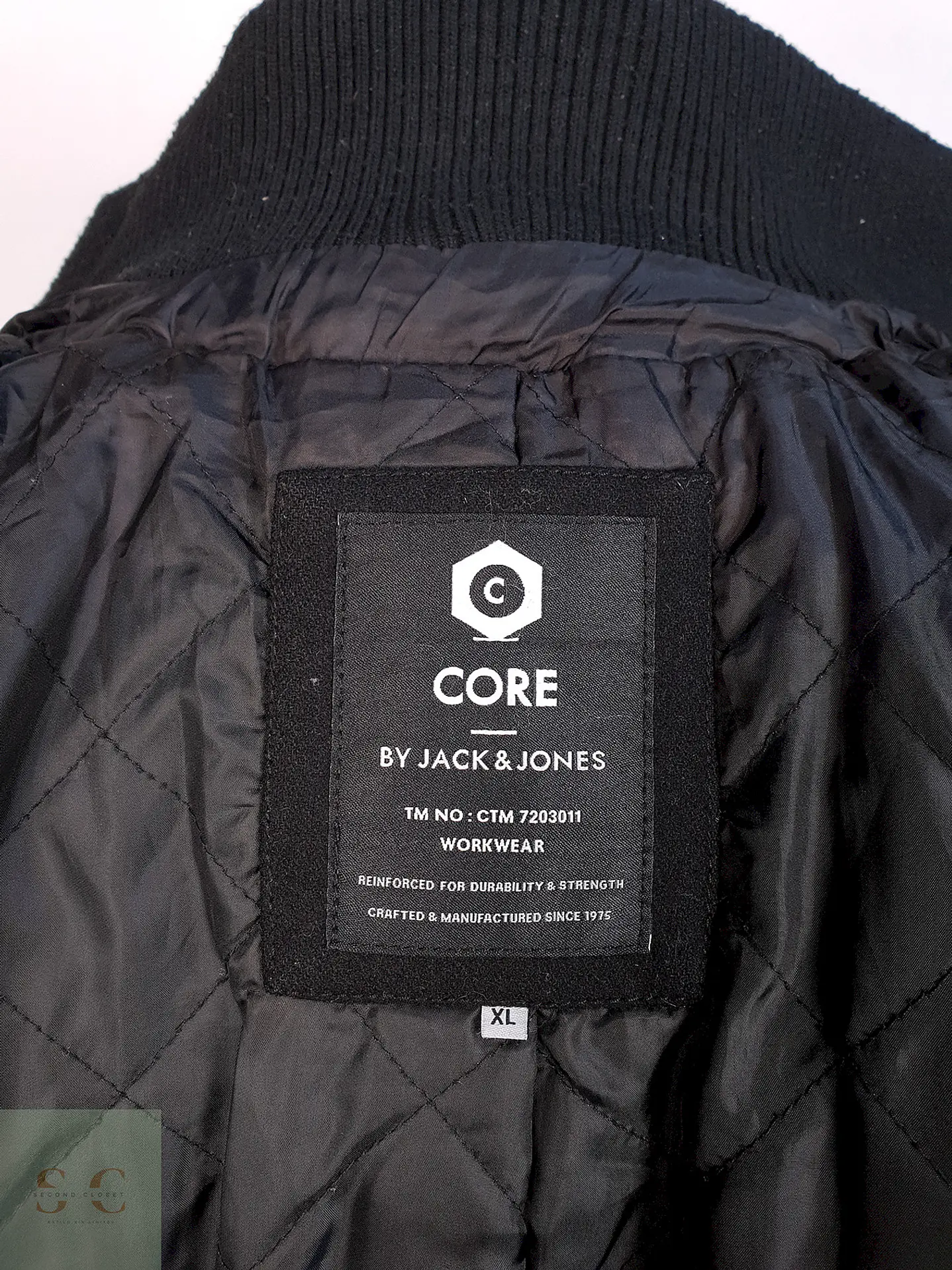 Abrigo Negro Jack & Jones Talla L 12