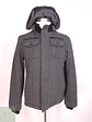 Chaqueta Guess Plomo Lana con Gorro Talla SM - Miniatura 1