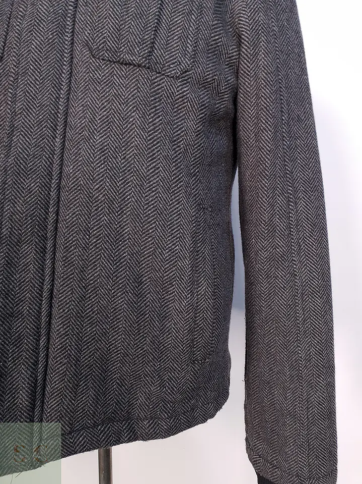 Chaqueta Guess Plomo Lana con Gorro Talla SM 5