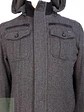 Chaqueta Guess Plomo Lana con Gorro Talla SM - Miniatura 3