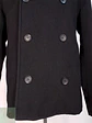 Abrigo Marinero Negro Kenneth Cole Lana Talla L - Miniatura 5