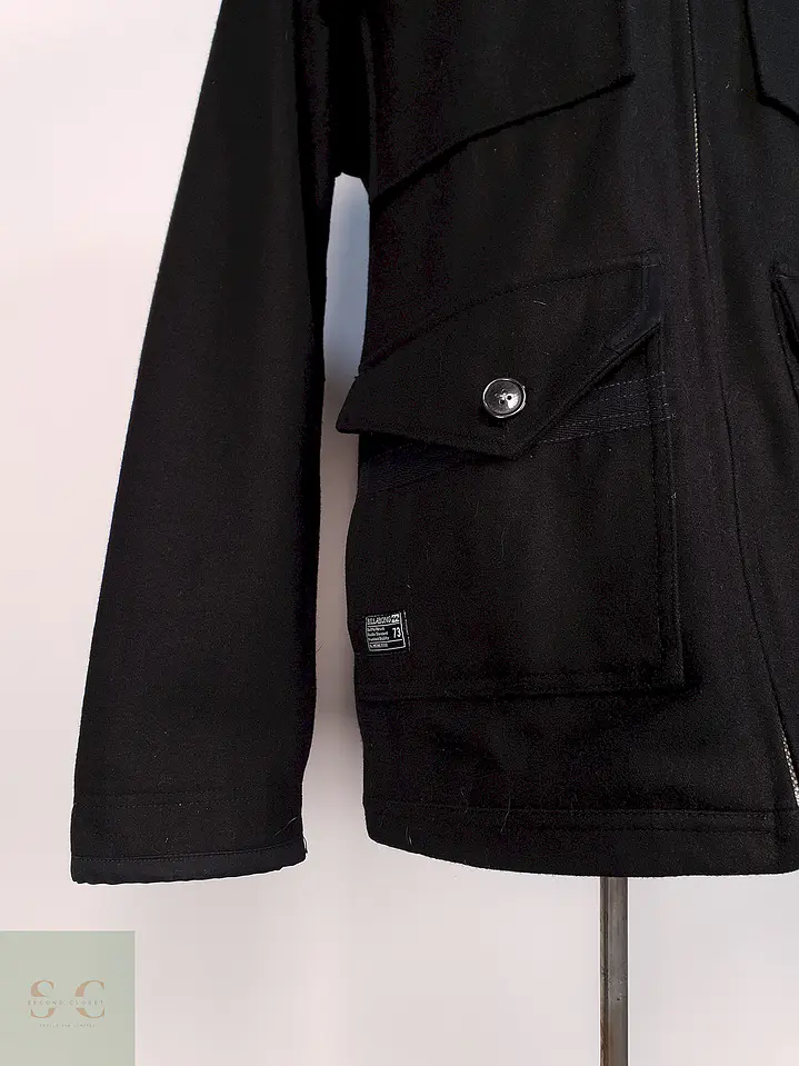 Chaqueta Utilitaria Negra Billabong Lana Talla L 6