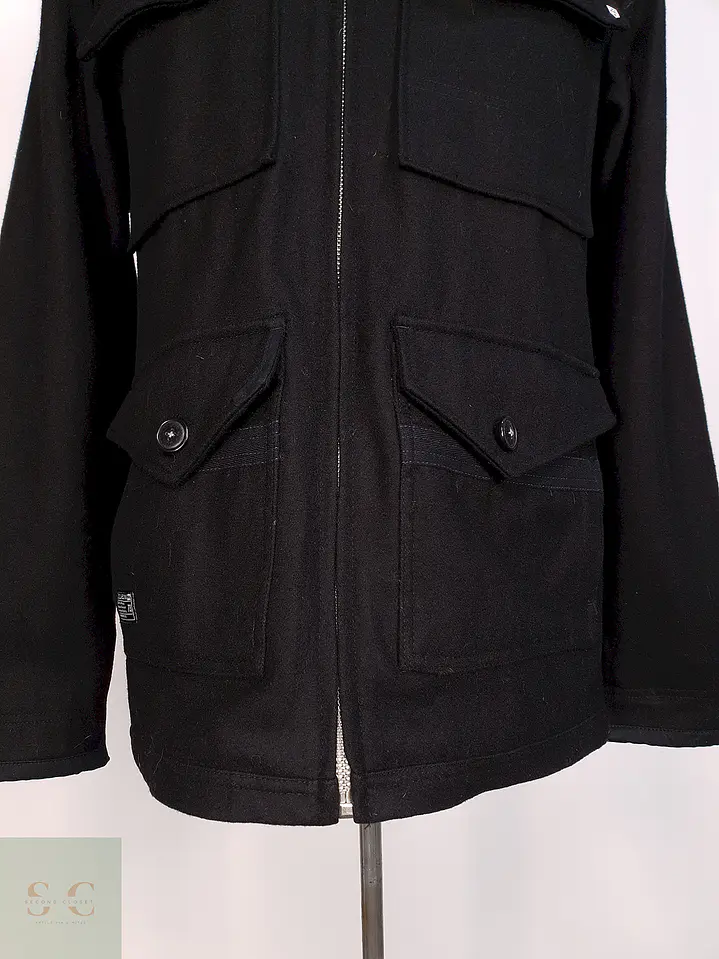 Chaqueta Utilitaria Negra Billabong Lana Talla L 7