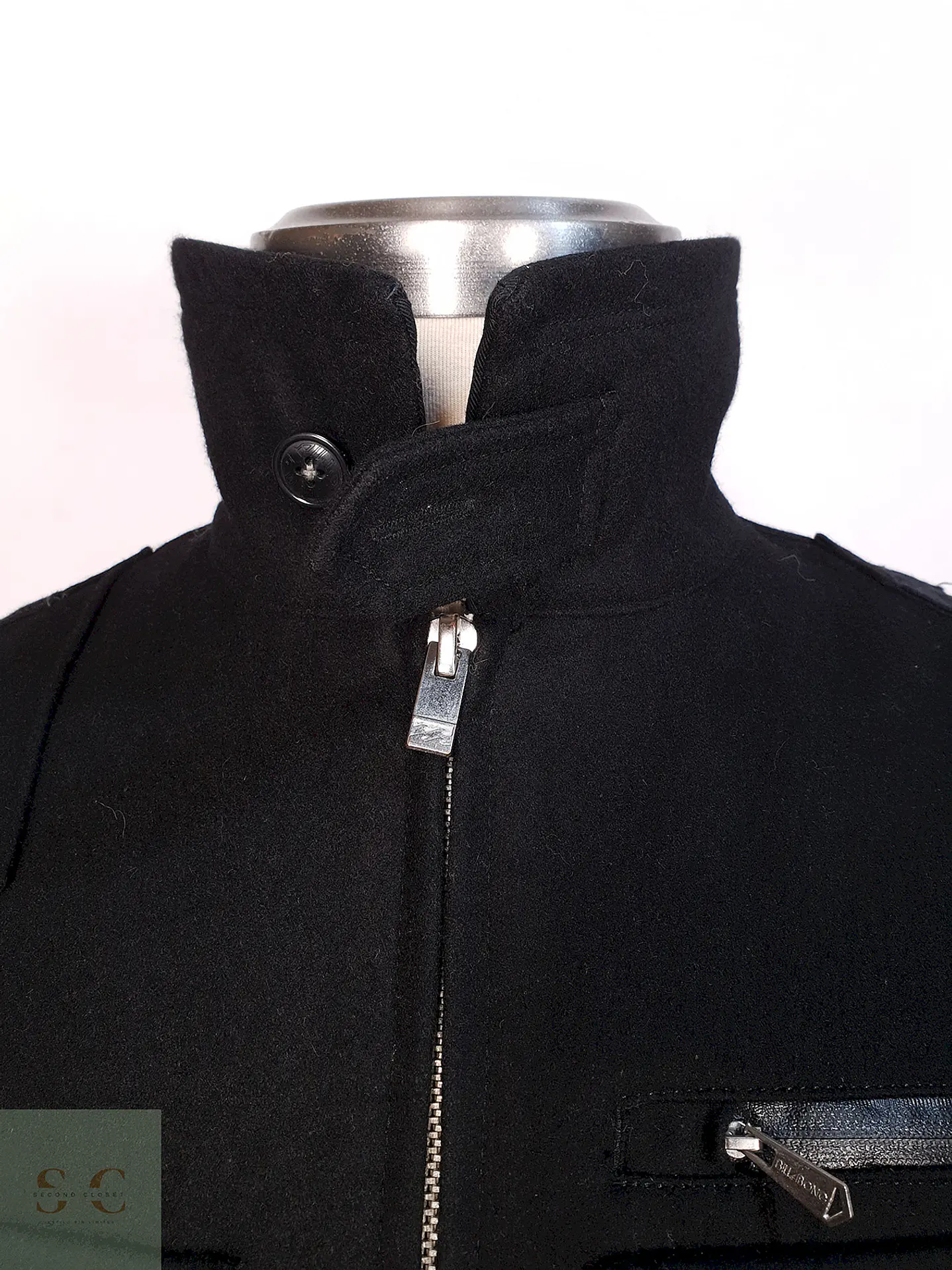 Chaqueta Utilitaria Negra Billabong Lana Talla L 3