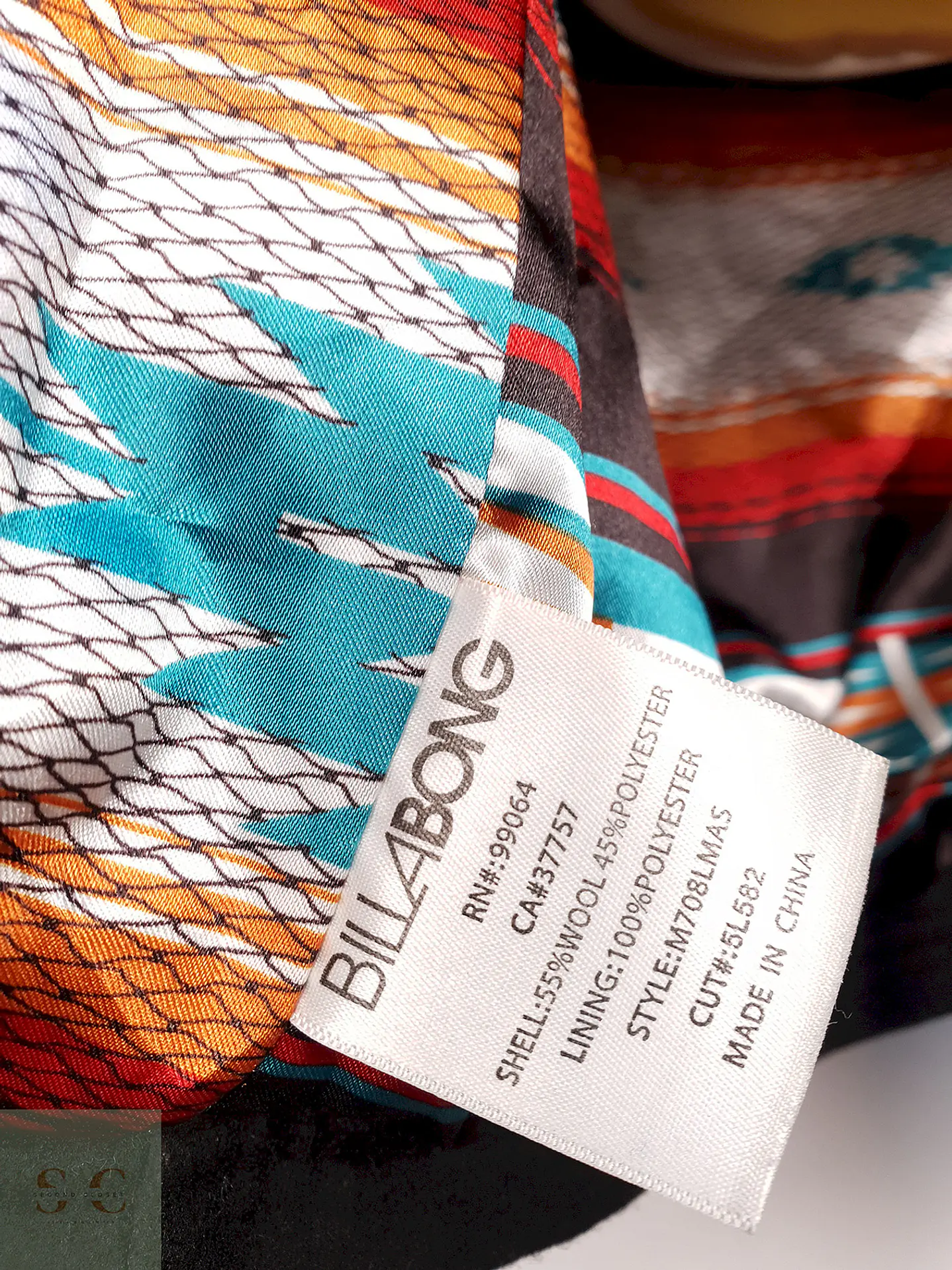 Chaqueta Utilitaria Negra Billabong Lana Talla L 10
