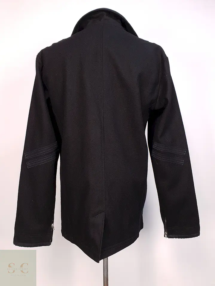 Chaqueta Utilitaria Negra Billabong Lana Talla L 11