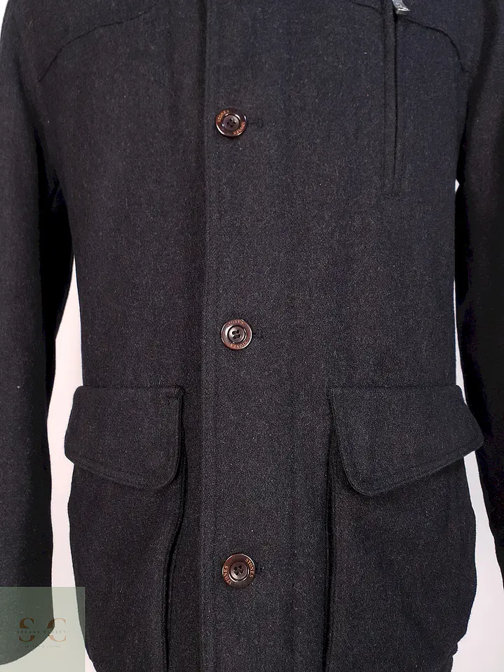 Abrigo Stones Plomo Lana Talla LXL 5