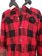 Chaqueta Leñadora Negro Rojo con Gorro Talla LXL - Miniatura 4