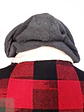 Chaqueta Leñadora Negro Rojo con Gorro Talla LXL - Miniatura 10