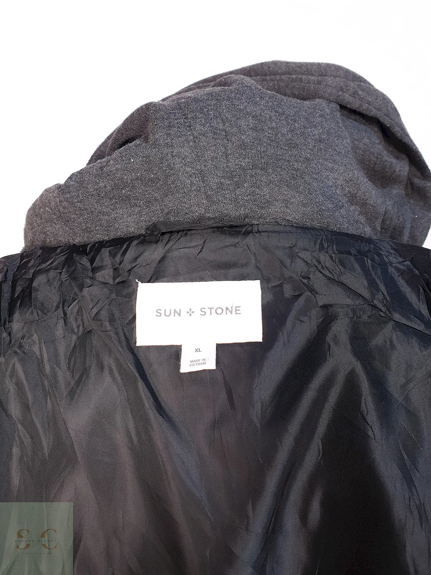 Chaqueta Leñadora Negro Rojo con Gorro Talla LXL 11
