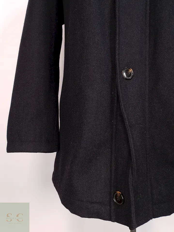 Abrigo Plomo Pierre Cardin Lana Talla XL 7