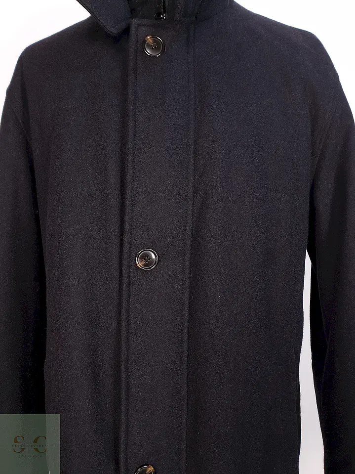 Abrigo Plomo Pierre Cardin Lana Talla XL 5