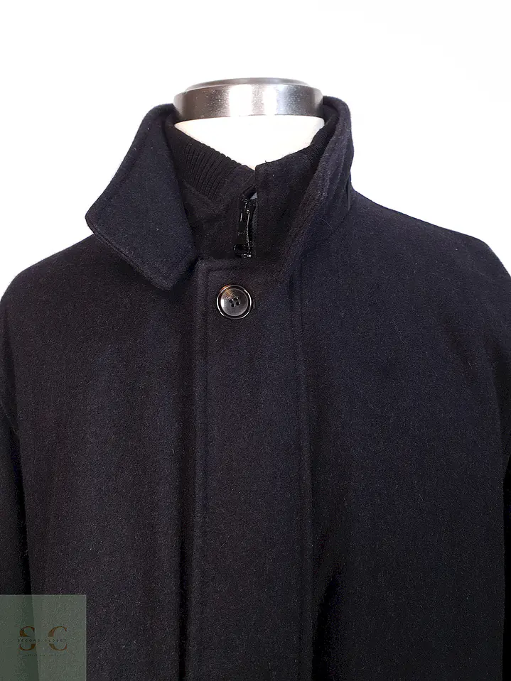 Abrigo Plomo Pierre Cardin Lana Talla XL 3