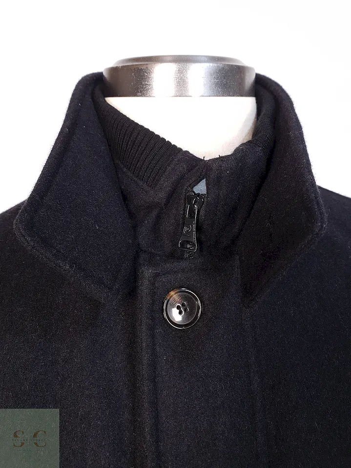 Abrigo Plomo Pierre Cardin Lana Talla XL 4