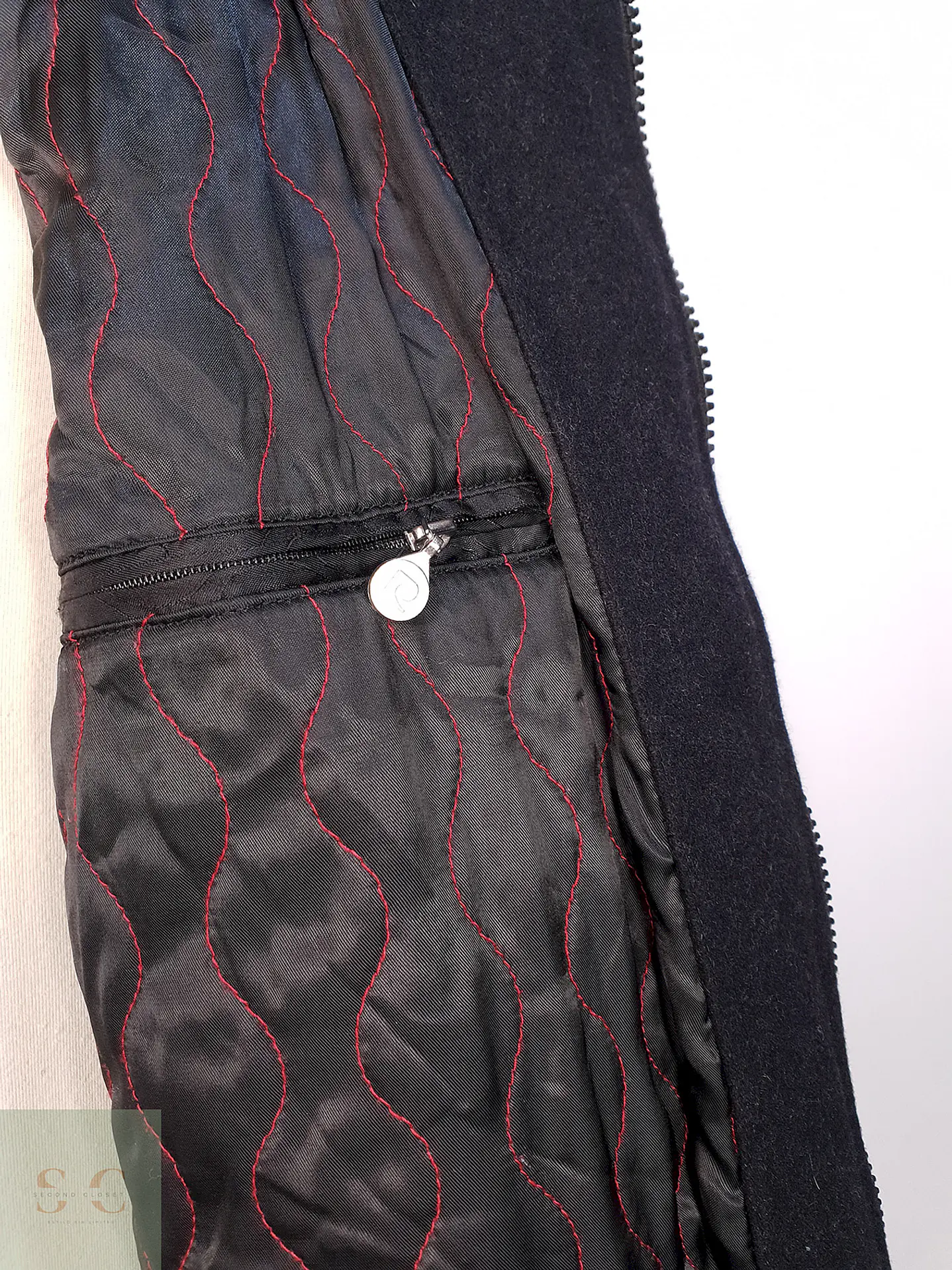 Abrigo Plomo Pierre Cardin Lana Talla XL 9