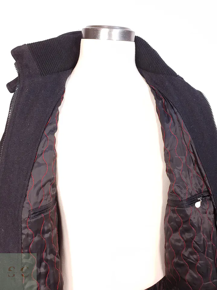 Abrigo Plomo Pierre Cardin Lana Talla XL 10