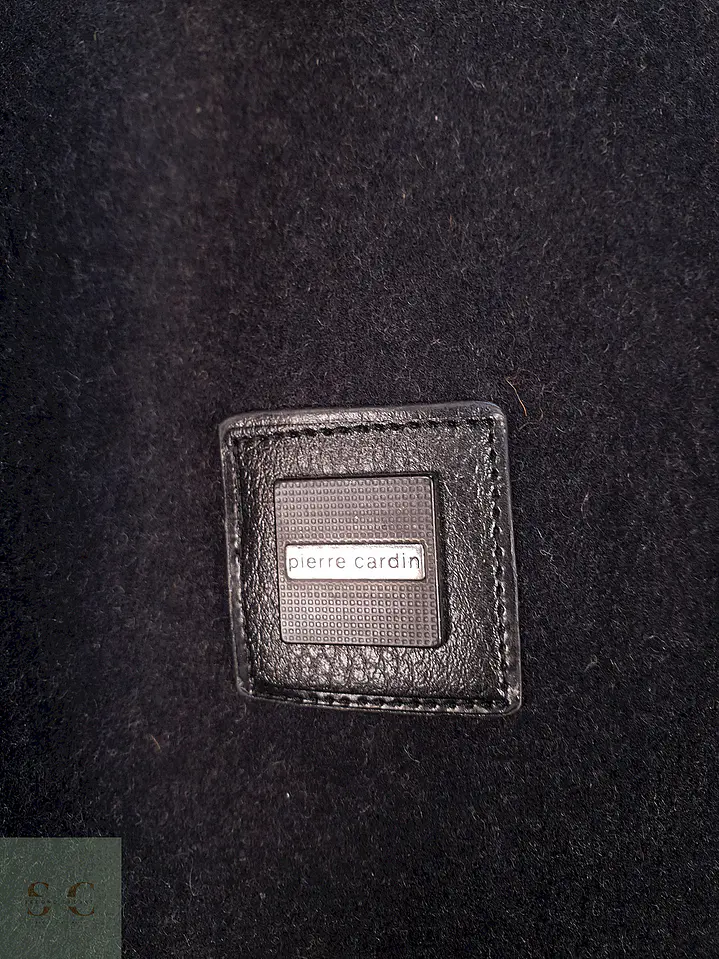 Abrigo Plomo Pierre Cardin Lana Talla XL 11