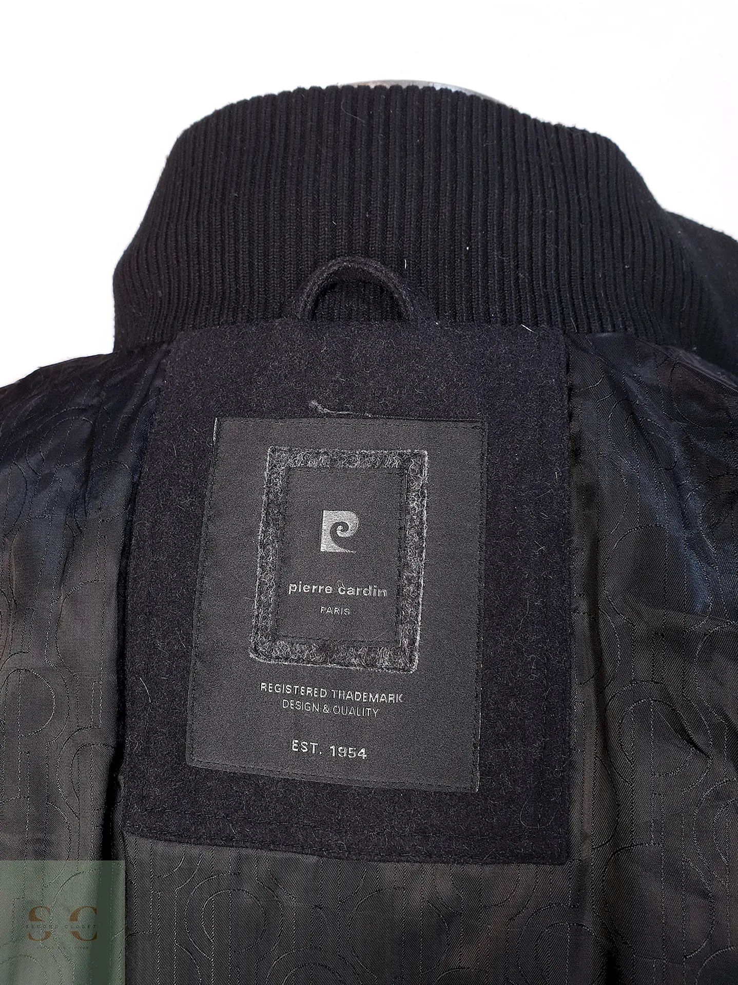 Abrigo Plomo Pierre Cardin Lana Talla XL 13