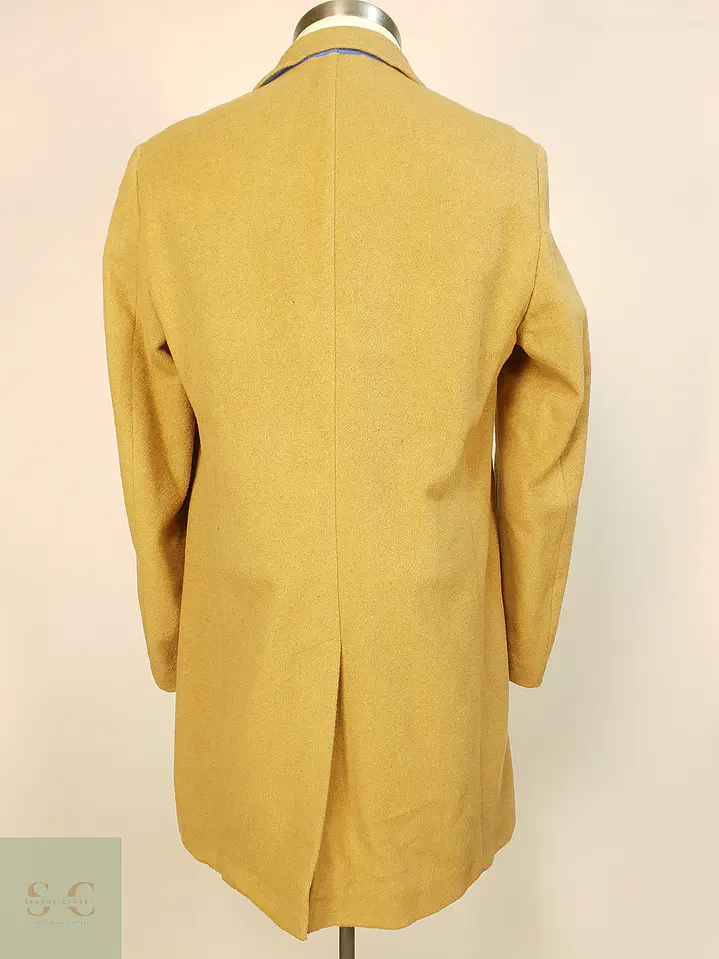 Abrigo Camel Japonés Sisley Lana Talla SM 10