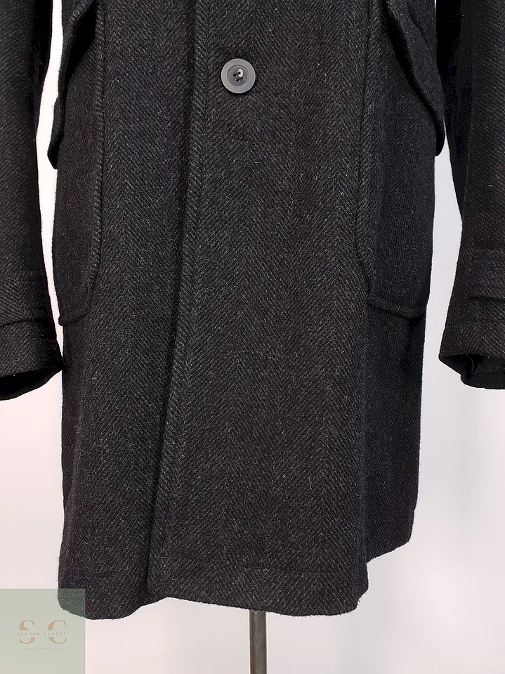 Abrigo Plomo Espiga Mens Collection Lana Talla 2XL 8