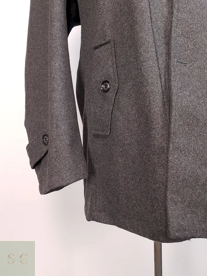 Abrigo Utilitario Plomo Lana Talla 2XL 5