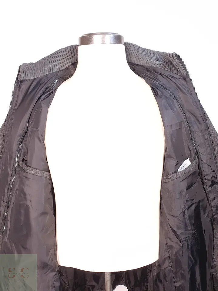 Abrigo Utilitario Plomo Lana Talla 2XL 9
