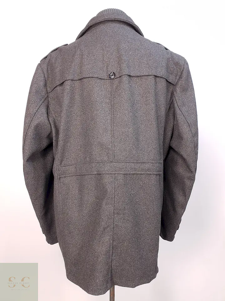Abrigo Utilitario Plomo Lana Talla 2XL 10