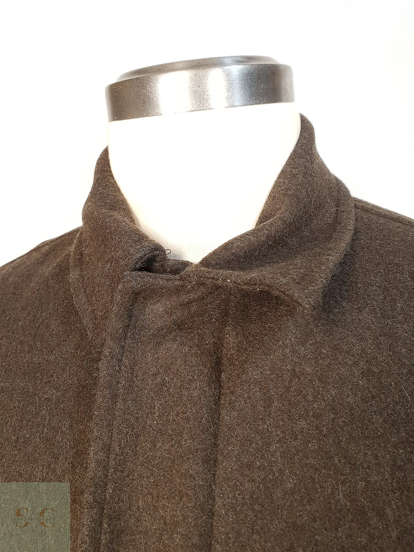 Abrigo Café Eddie Bauer Lana Talla M 3