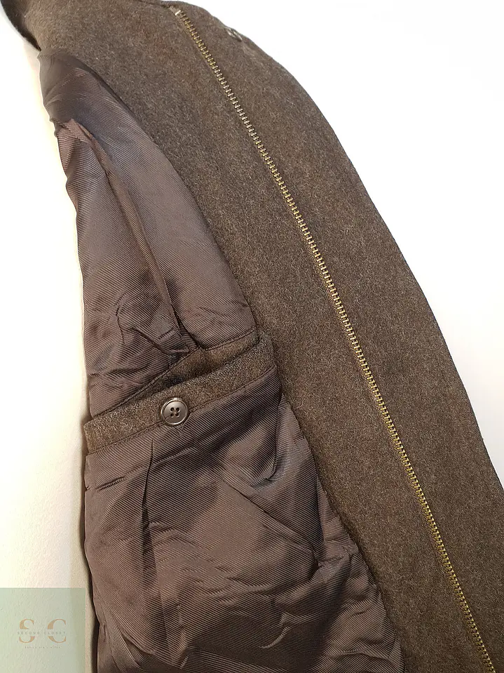 Abrigo Café Eddie Bauer Lana Talla M 9
