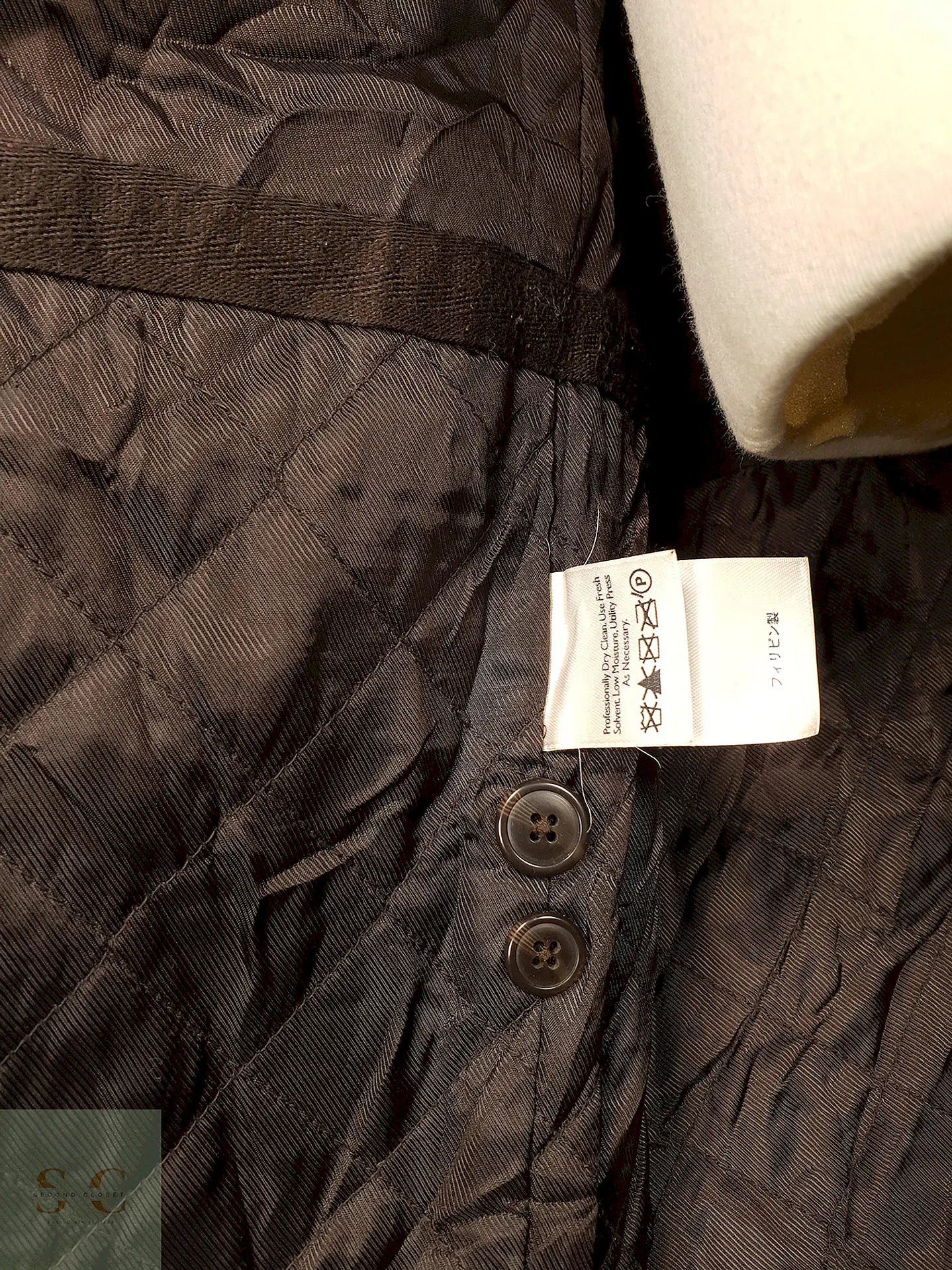 Abrigo Café Eddie Bauer Lana Talla M 12