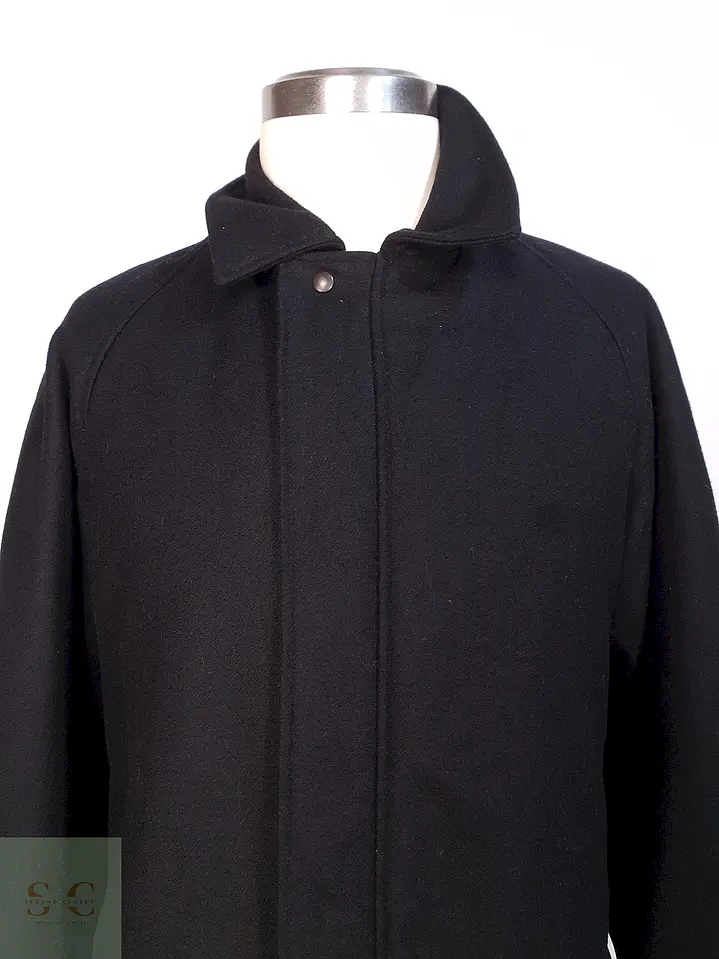 Abrigo Chaquetón Negro Lana Talla XL 14