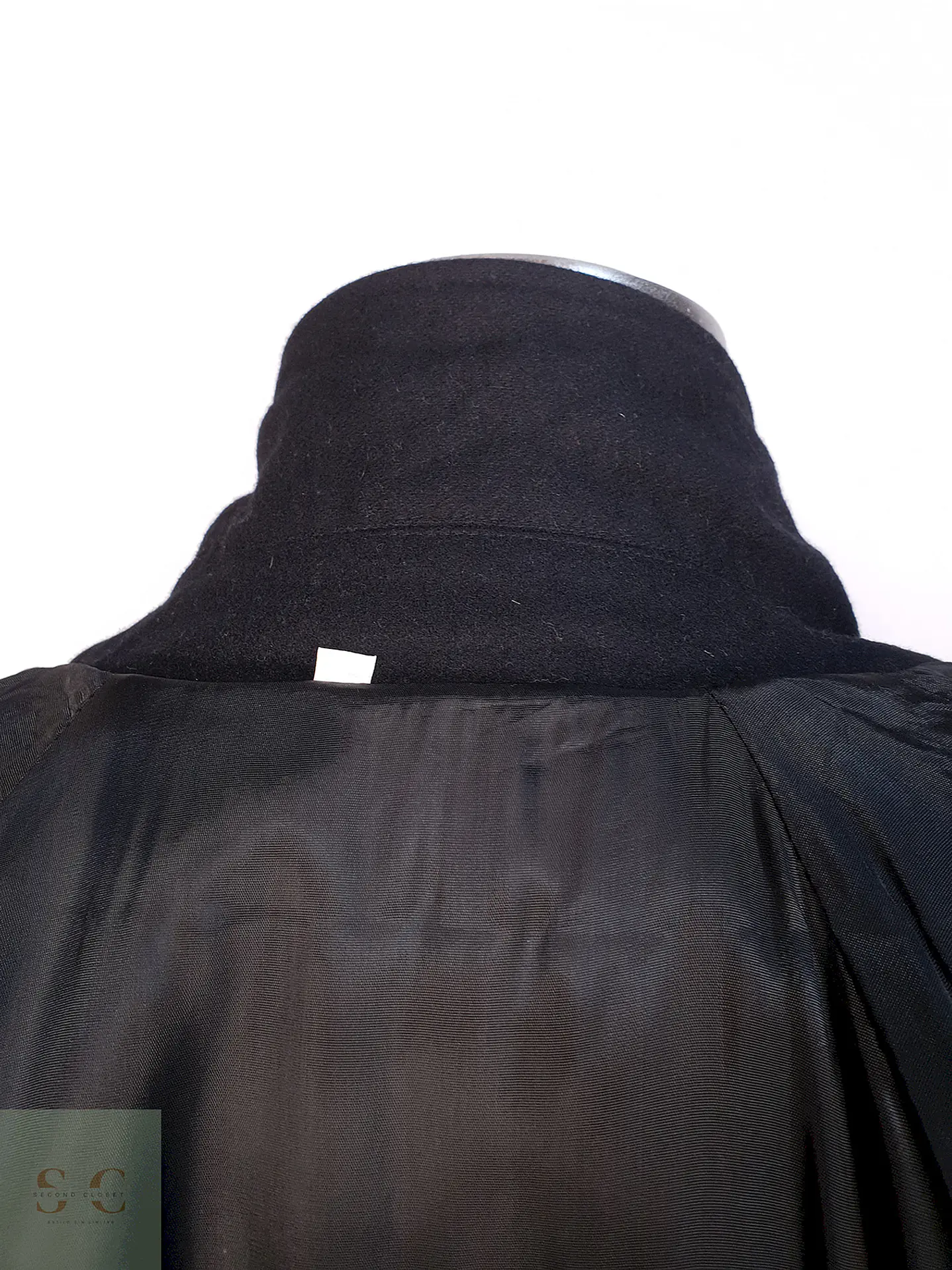 Abrigo Chaquetón Negro Lana Talla XL 19