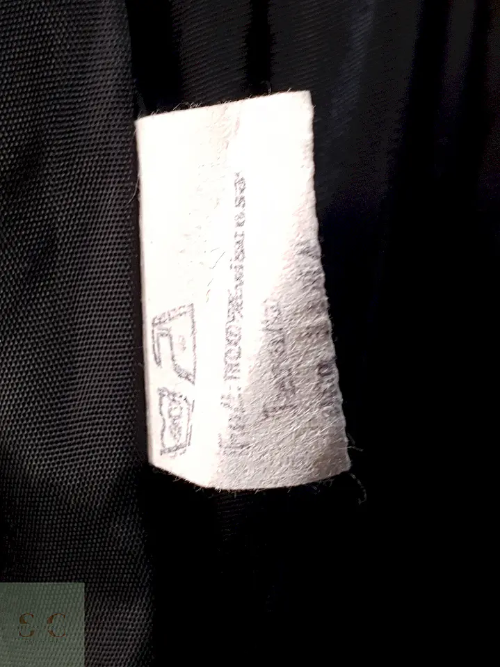 Abrigo Chaquetón Negro Lana Talla XL 20