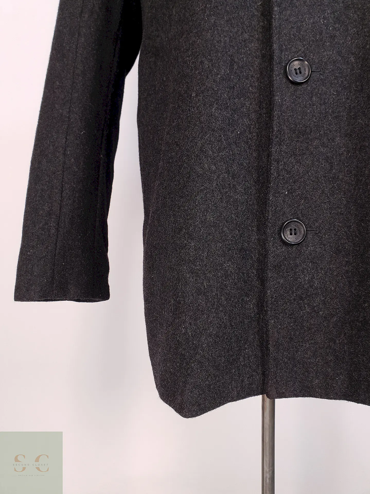 Abrigo Chaquetón London Fog Lana Talla L 5