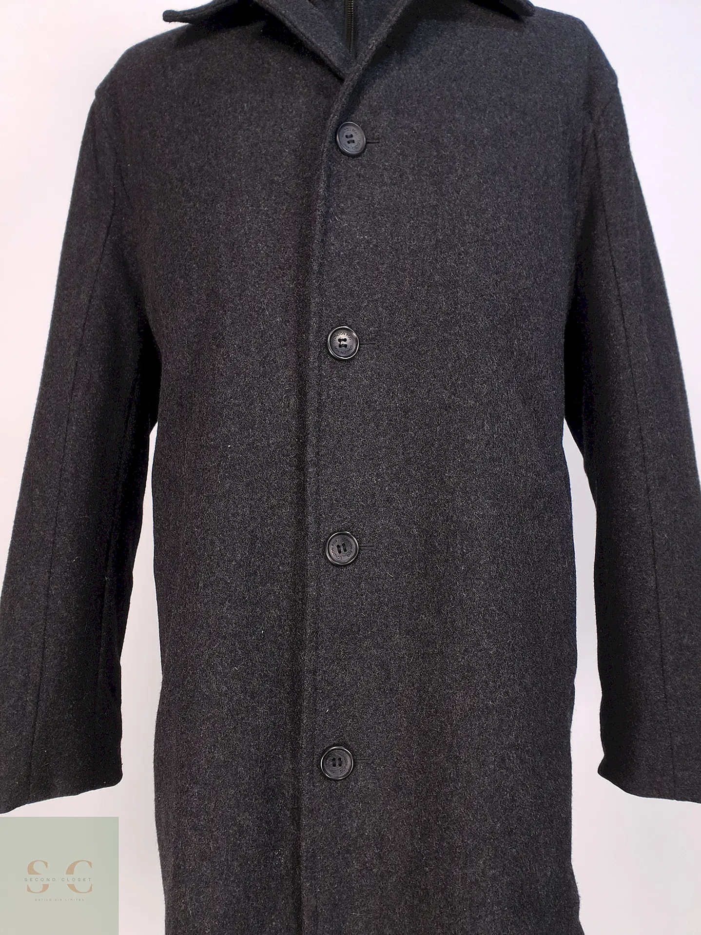 Abrigo Chaquetón London Fog Lana Talla L 4